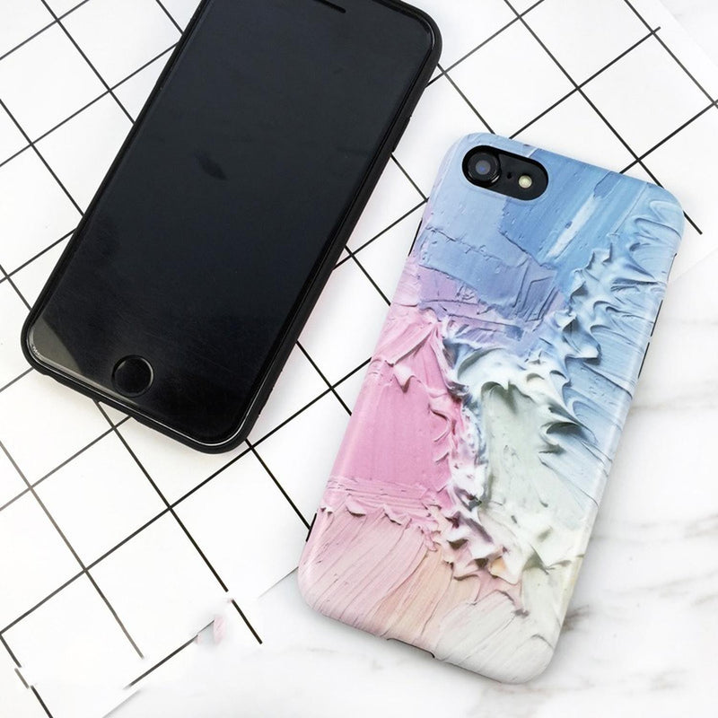 Funda Para iPhone Pintura Oleo Pastel Hombre Mujer Arte Moda