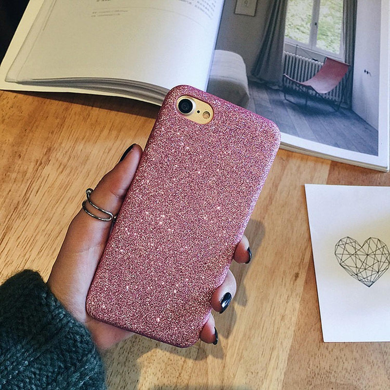 Funda para iPhone Brillos Delgada Glitter Piedras Diamantes