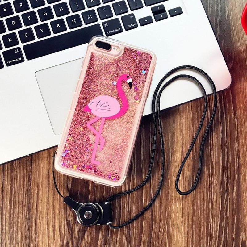 Funda para iPhone Flamingo Animales Hombre Mujer Protector