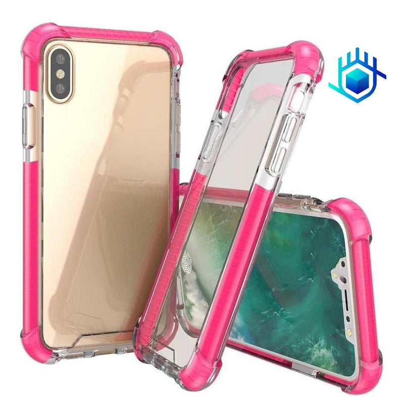 Funda Premium para iPhone+Mica Reforzada Rigido Uso Rudo 360