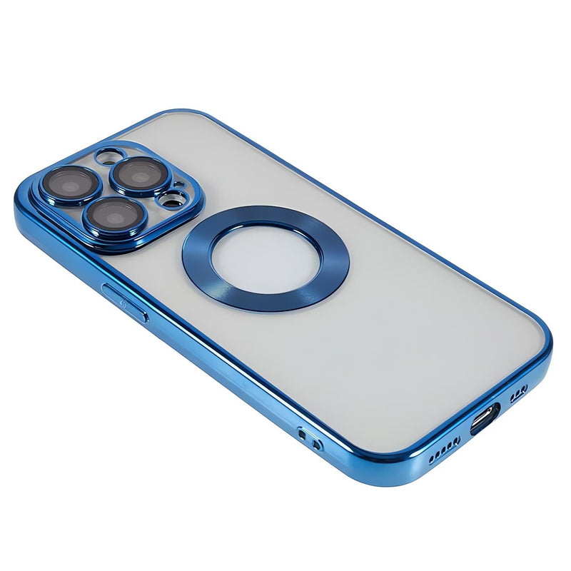 Funda de Lujo Goma para iPhone 8/7 Plus + Mica Case Elegante