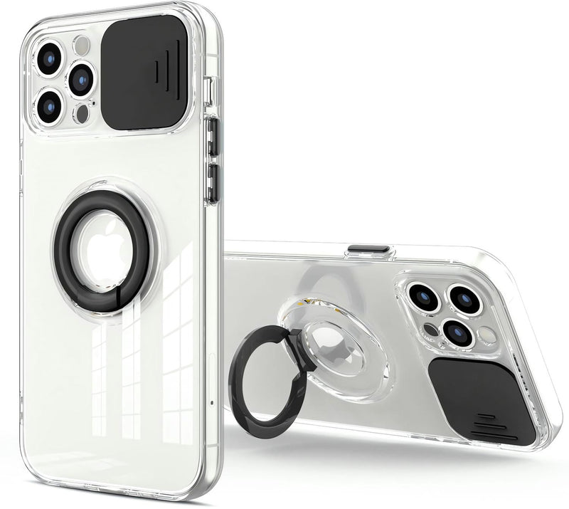 Funda Protectora Camara Anillo para iPhone 12 Pro Max + Mica
