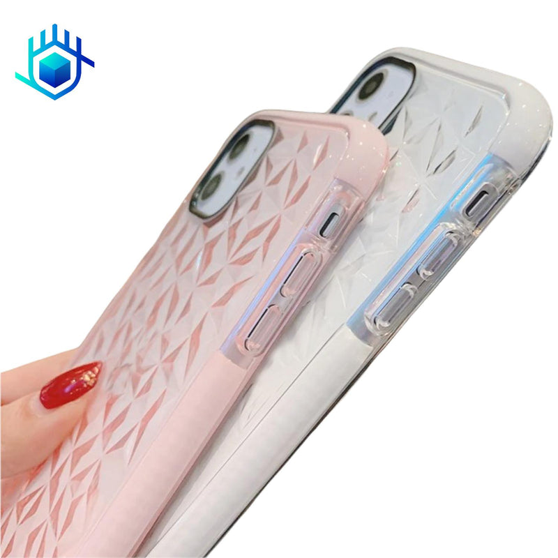 Funda para iPhone Diamantes 3d Reforzada Mujer Dama Protecto