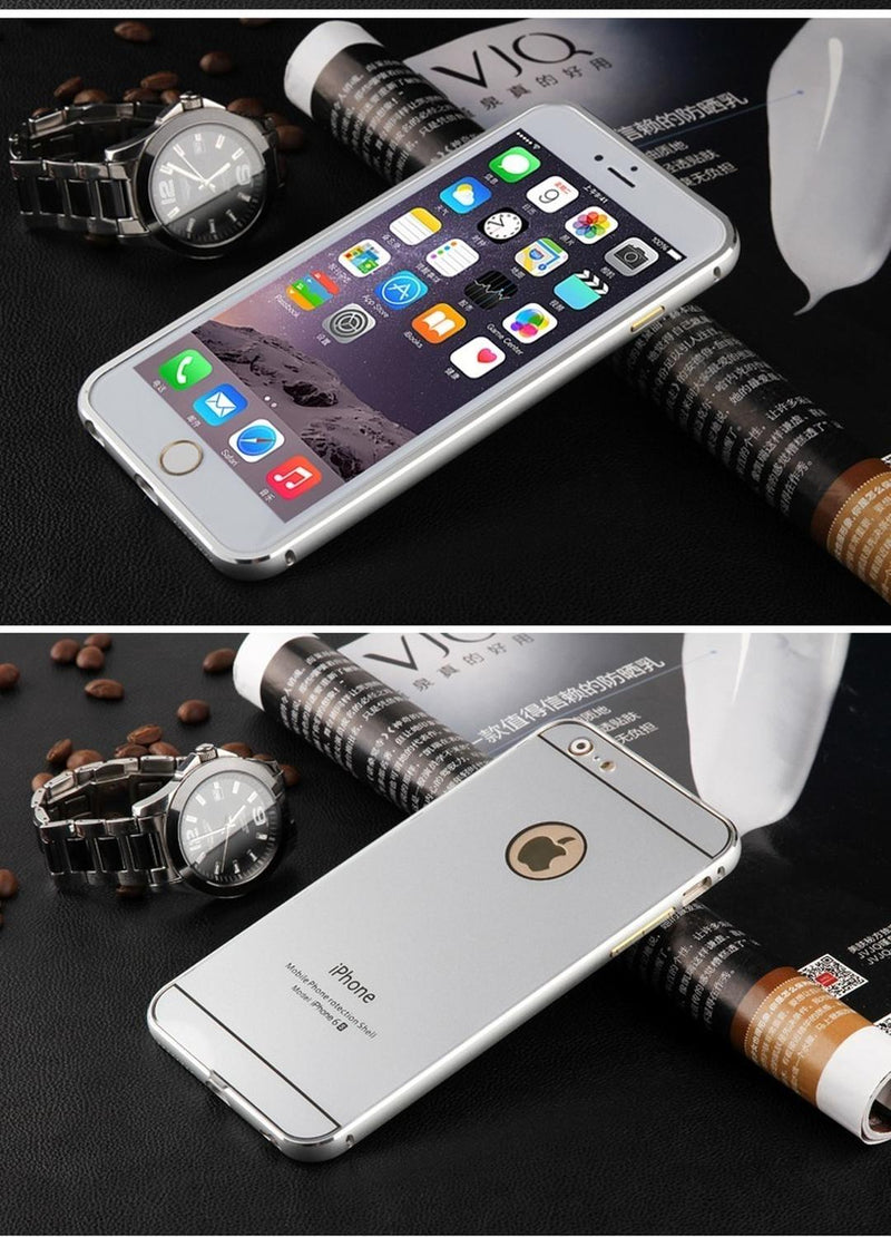 Funda para iPhone Aluminio Metal Reforzada Case Hombre Mujer