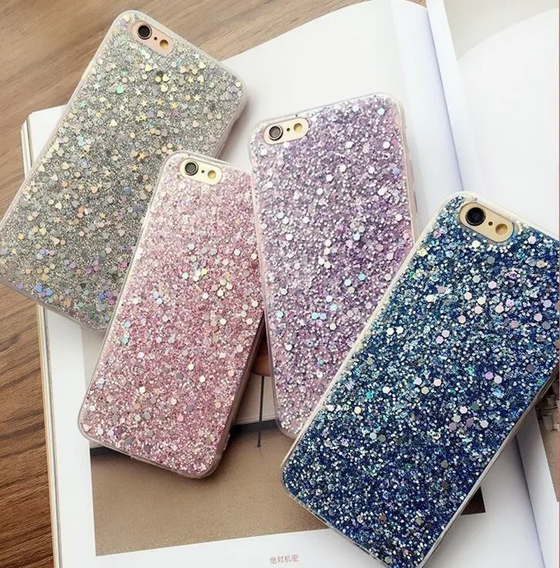 Funda Glitter para iPhone Brillo Diamantes Escarcha Diamante