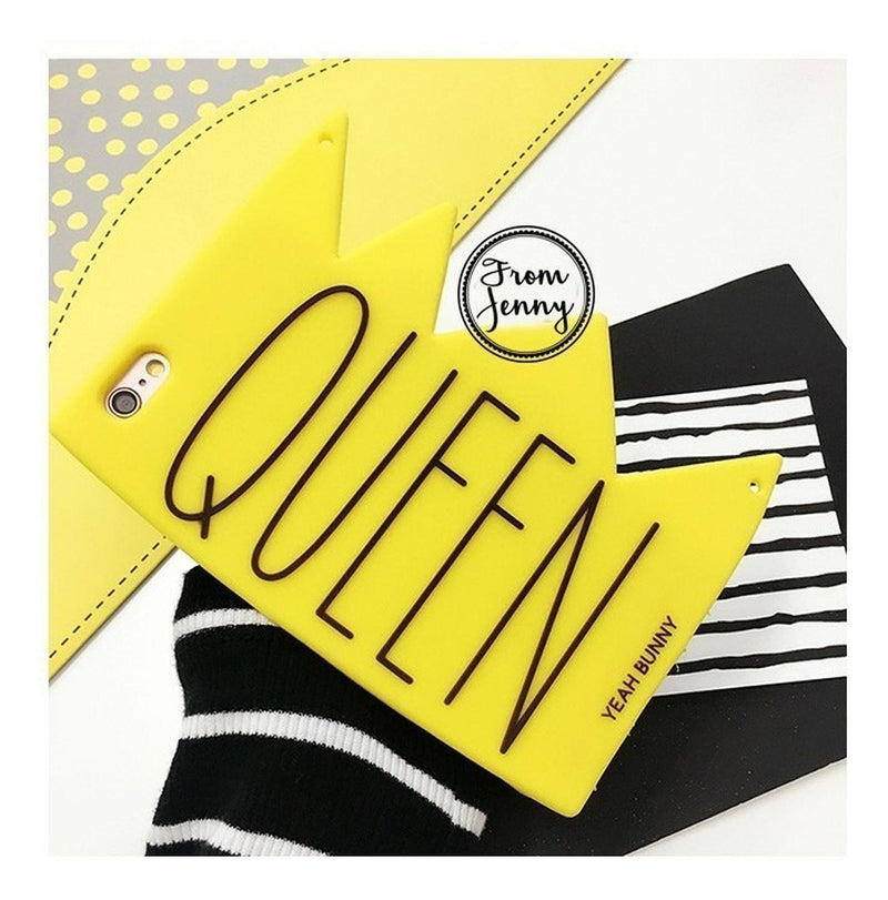 Funda Queen Para iPhone Cadena Dama Mujer Reina Elite Chic