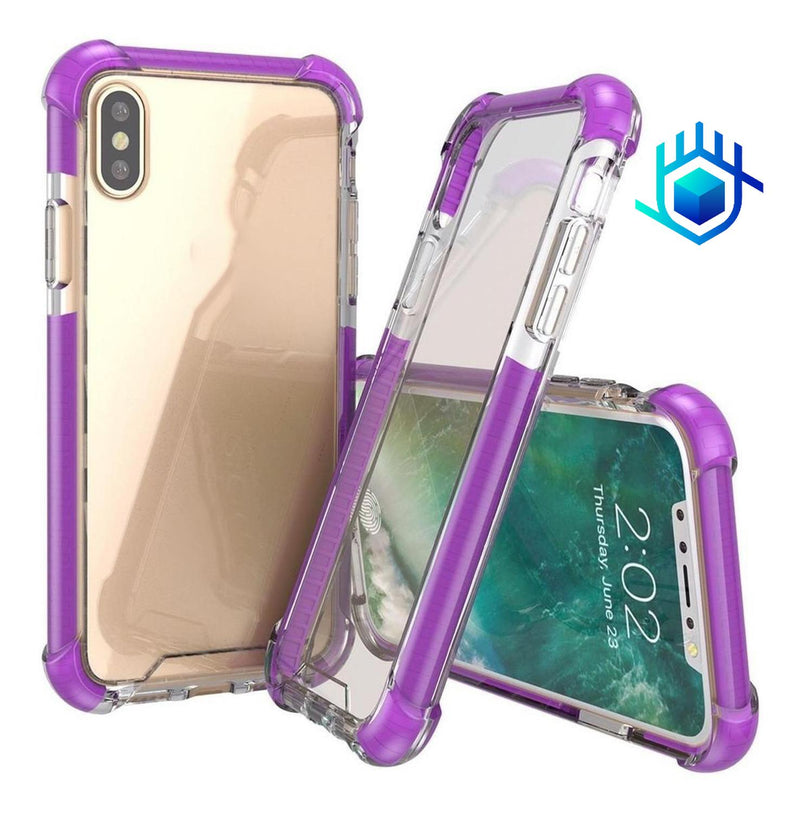 Funda Premium para iPhone+Mica Reforzada Rigido Uso Rudo 360