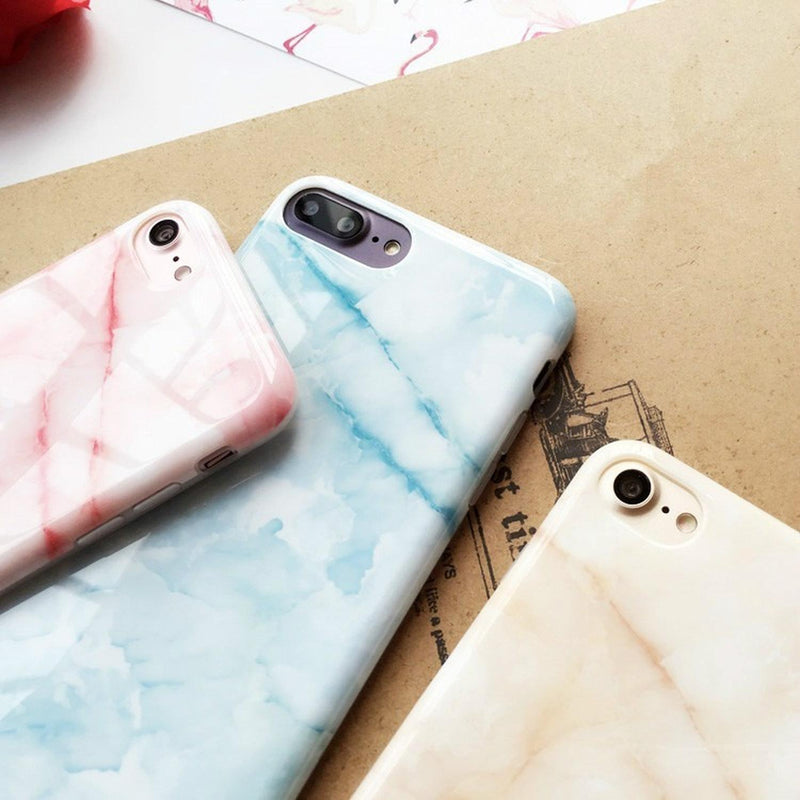 Funda Para iPhone Marmol Pastel Delight Cuarzo Dama Mujer