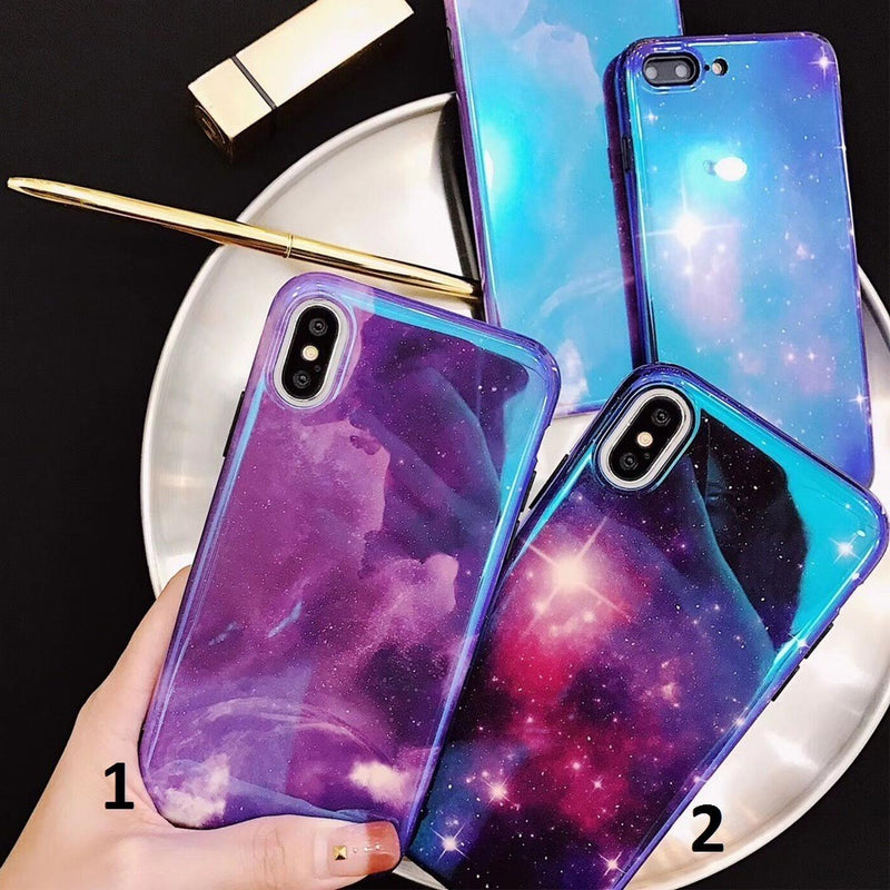 Funda Para iPhone Galaxia Planetas Case Cosmico Hombre Mujer