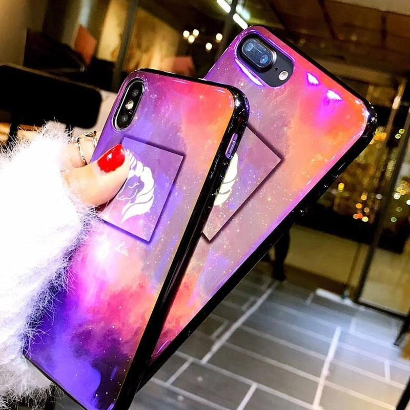 Funda Para iPhone Unicornio Galaxia Tornasol Brillo Arcoiris