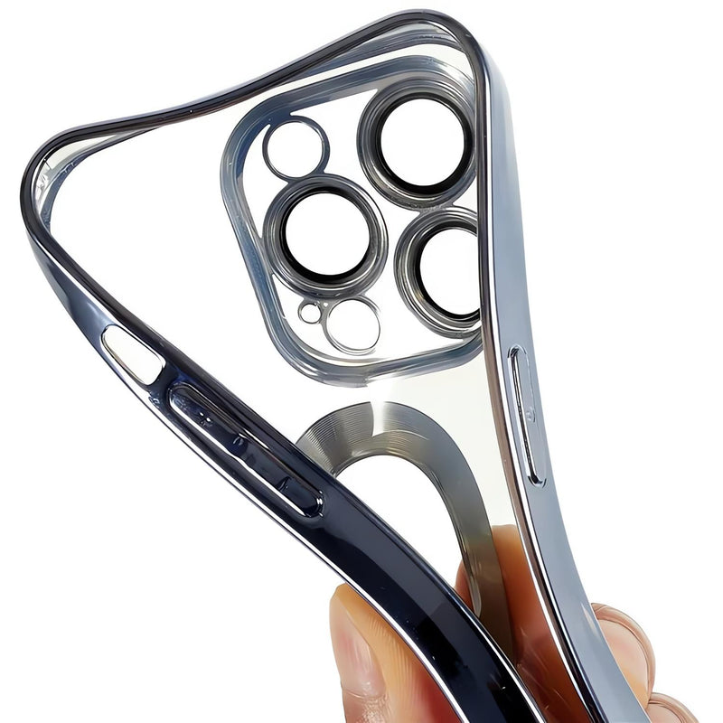 Funda de Lujo Goma para iPhone XR + Mica Protectora Elegante