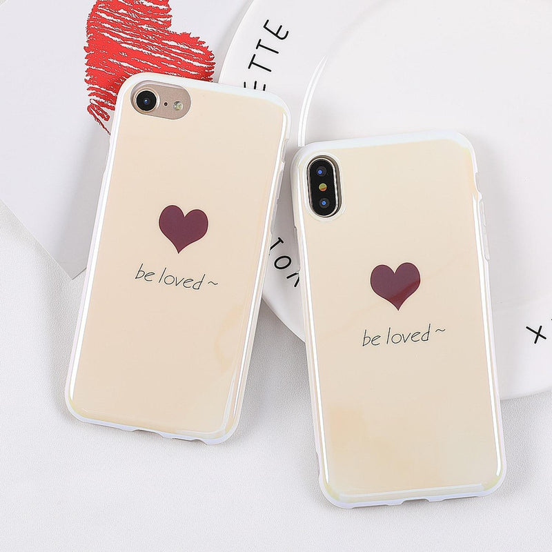 Funda para iPhone Corazones Dama Mujer Hombre Case Resistent