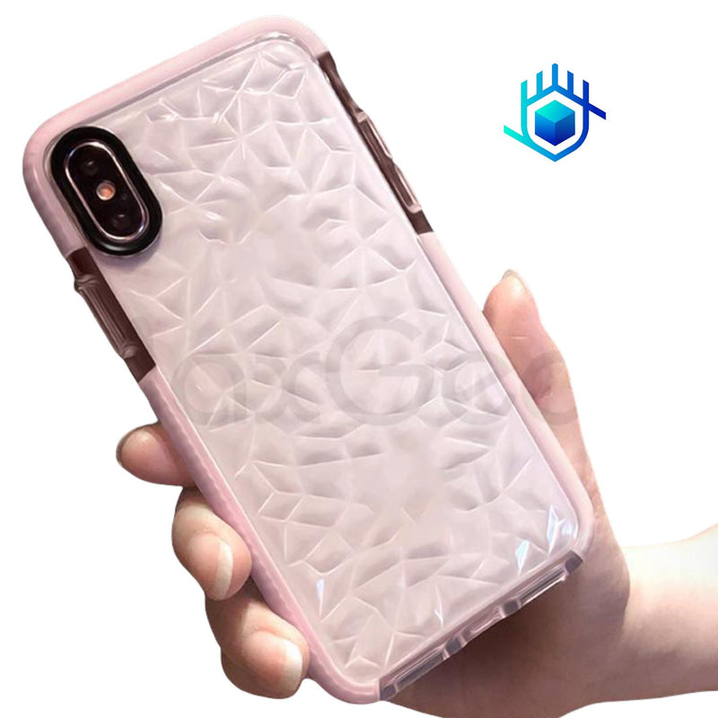 Funda para iPhone Diamantes 3d Reforzada Mujer Dama Protecto