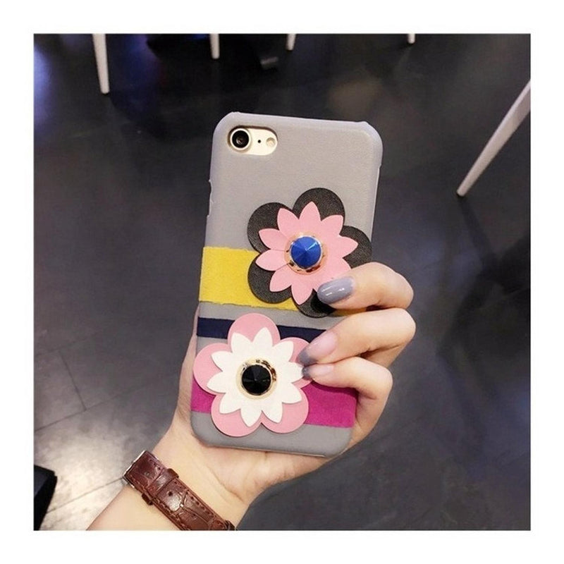 Case Para iPhone Flores Piedra Colores Otoñales Mujer Funda