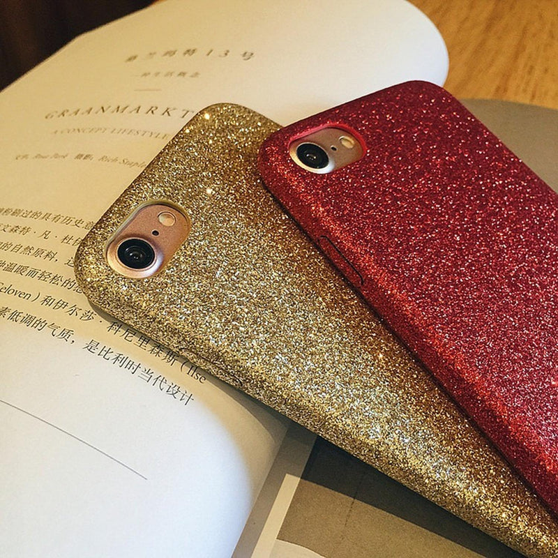 Funda para iPhone Brillos Delgada Glitter Piedras Diamantes