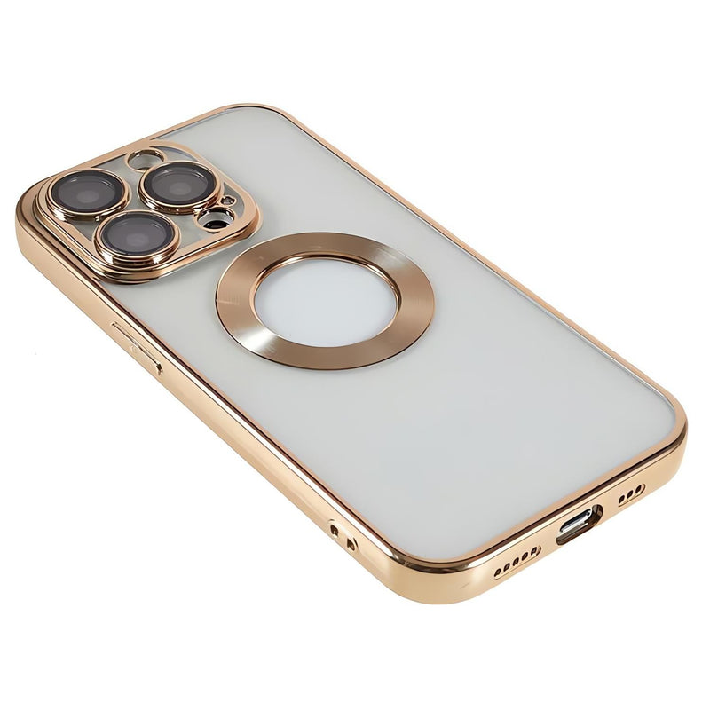Funda de Lujo Goma para iPhone 8/7 Plus + Mica Case Elegante