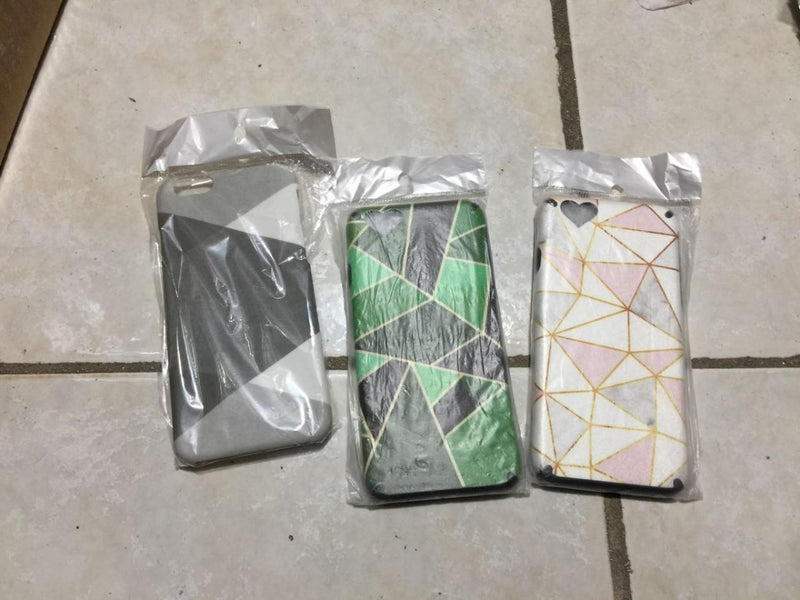 Funda Para iPhone Figuras Abstractas Dama Caballero Formas