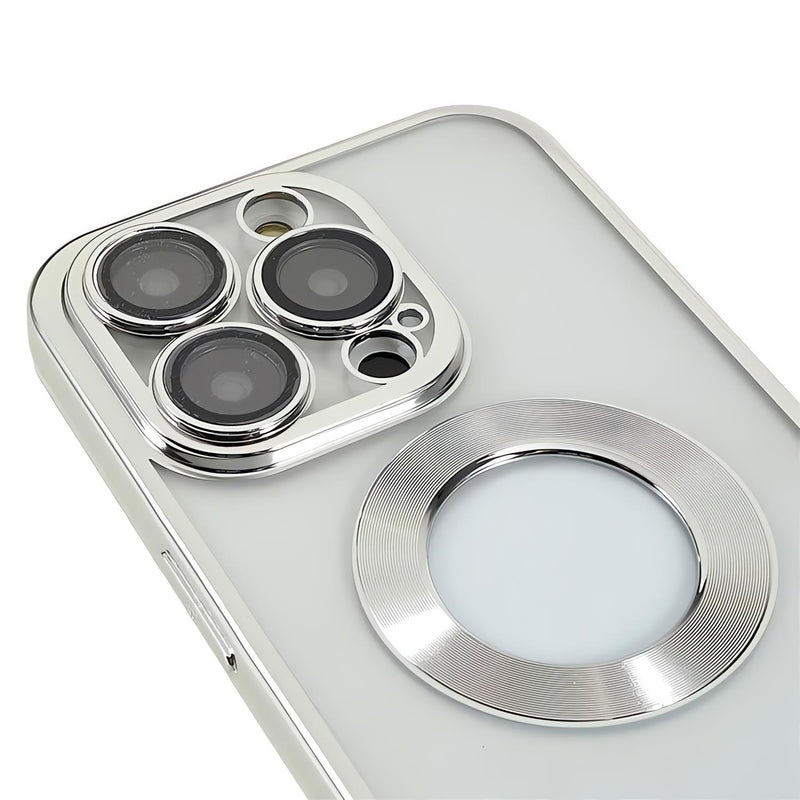 Funda de Lujo Goma para iPhone 8/7 Plus + Mica Case Elegante