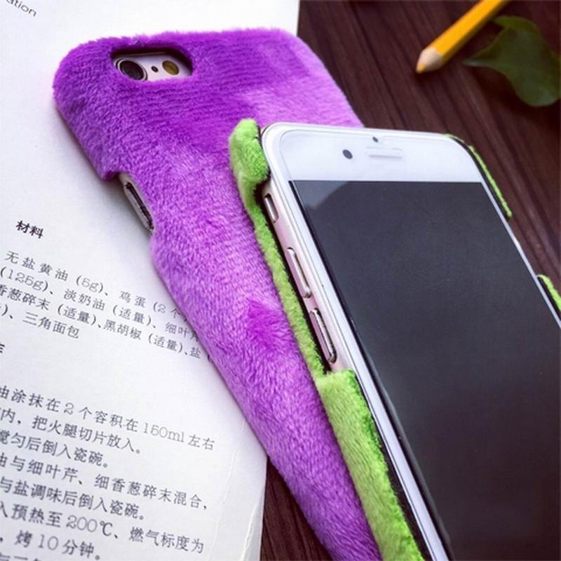 Funda Peluche Para iPhone Fur Terciopelo Dama Mujer Gamuza