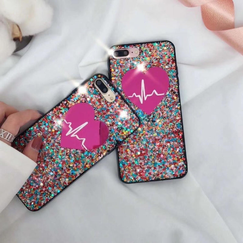 Funda Para iPhone Corazon Pulso Ritmo Cardiaco Mujer Hombre