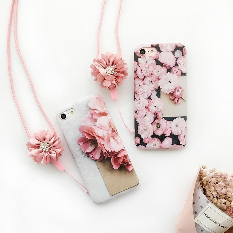 Funda para iPhone Rosas Flores Case Mujer Reforzada Dama