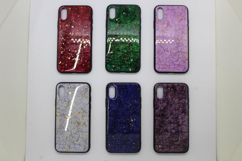 Funda Marmol Para iPhone con Diamantes Mujer Case Brillo 3D