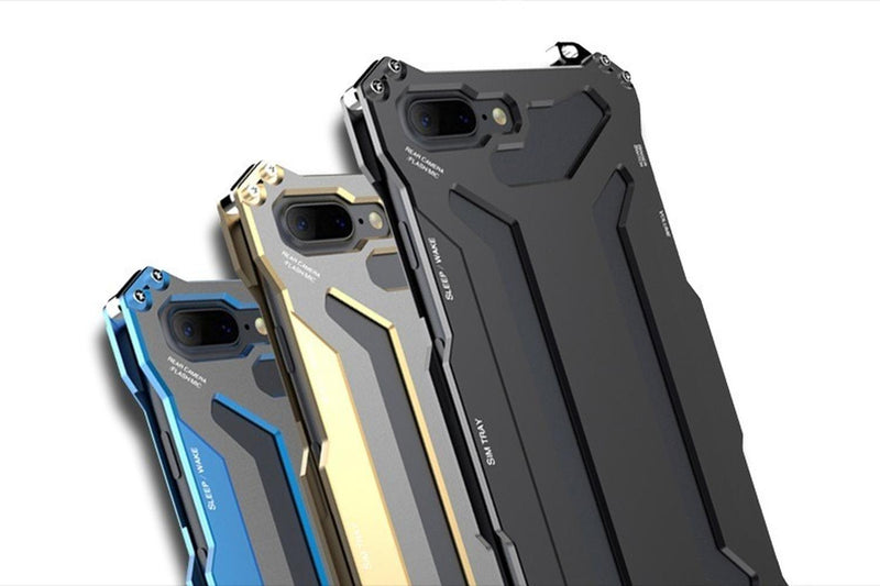 Funda Case Armadura De Aluminio iPhone 6 6s 7 8 Plus Rigido