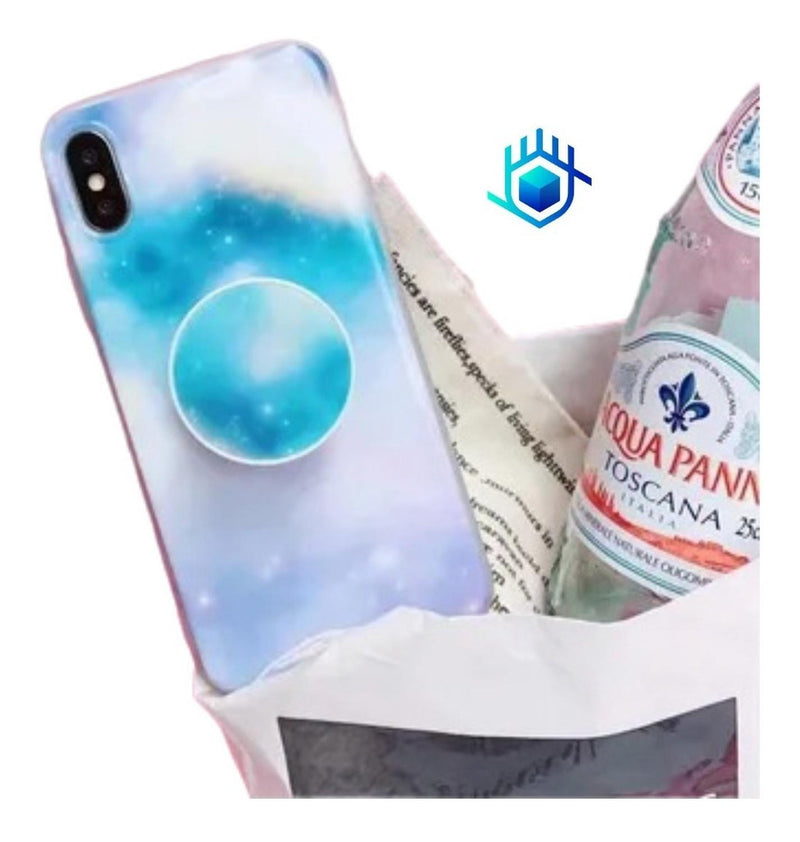 Funda Para iPhone Galaxia Arcoiris Universo Espacio Mujer