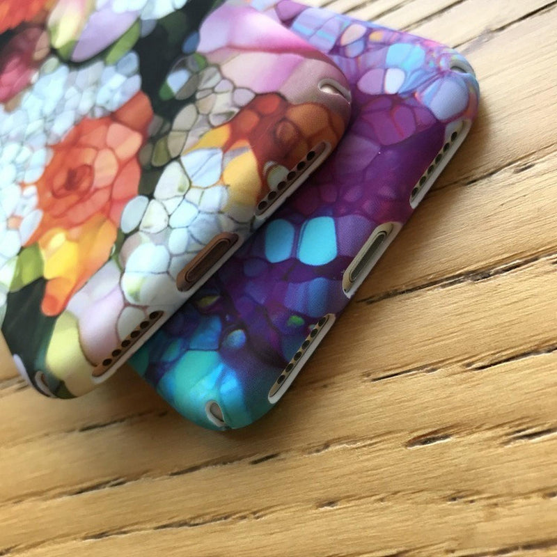 Funda Para iPhone Pintura Flores Arte Oleo Mujer Hombre Moda