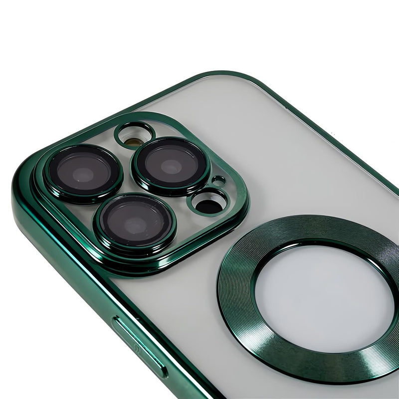 Funda de Lujo Goma para iPhone 8/7 Plus + Mica Case Elegante
