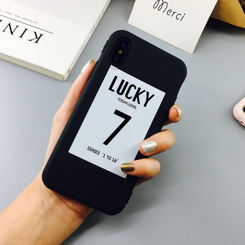 Funda Para iPhone Lucky 7 Suerte Level Numero Casino Poker