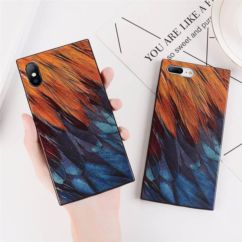 Funda Para iPhone Cuadro Plumas Ave Pintura Arte Dama Hombre