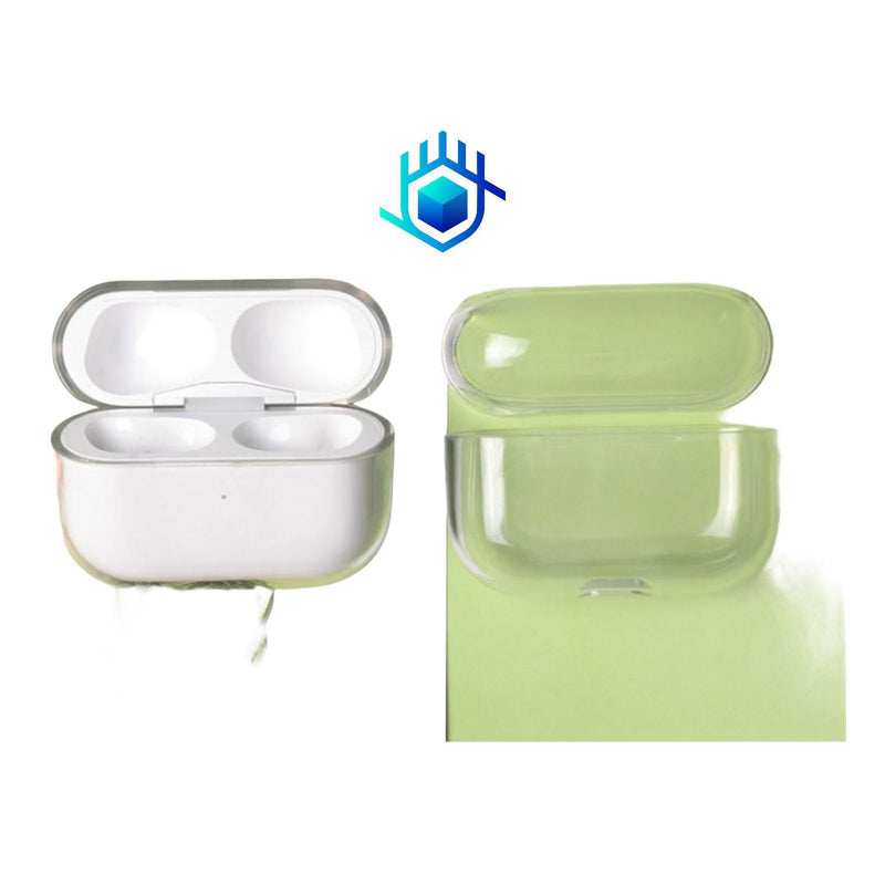 Lote 10 Fundas para AirPods Acrilico Rigida Resistente Case