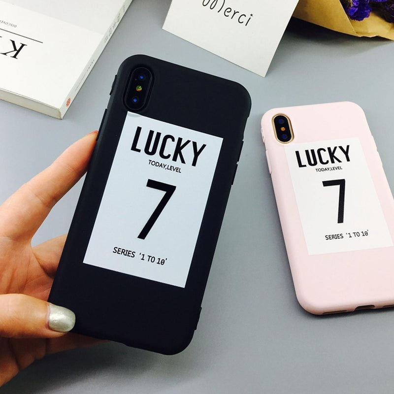 Funda Para iPhone Lucky 7 Suerte Level Numero Casino Poker