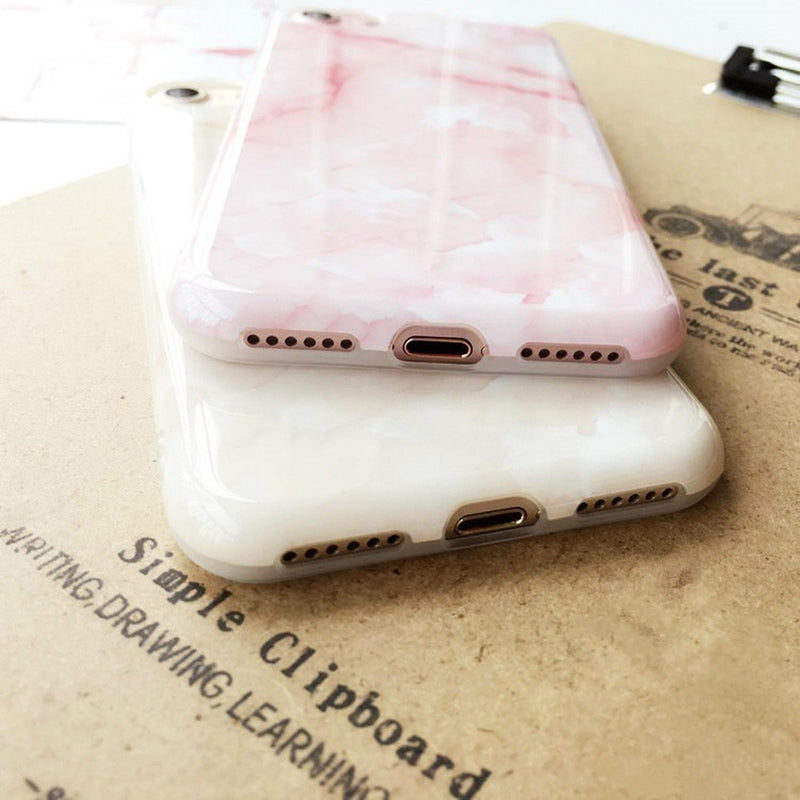 Funda Para iPhone Marmol Pastel Delight Cuarzo Dama Mujer