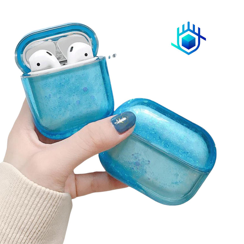 Funda Brillos Liquido para AirPods Case Uso Rudo Mujer Dama