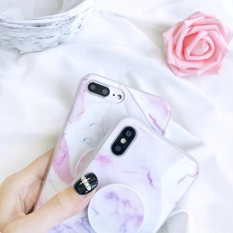 Funda Para iPhone Marmol Dama Mujer Protector Reforzada Slim