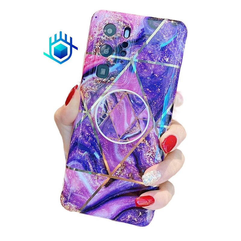 Funda Para Huawei + Mica Lineas Case Mujer Protector Mujer