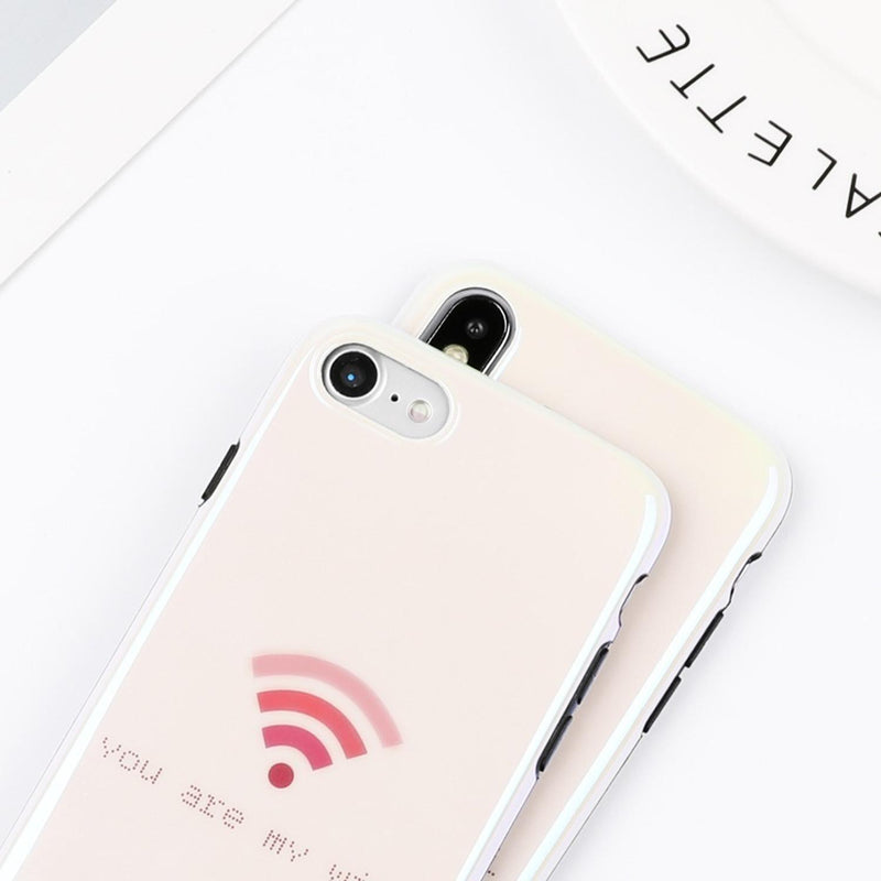 Funda Para iPhone You Are My Wifi Hombre Mujer Amor Novios