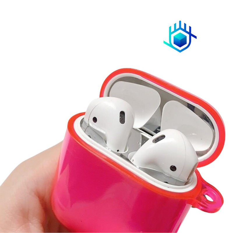 Funda Candy Neon para AirPods Case Uso Rudo Mujer 3d Hombre