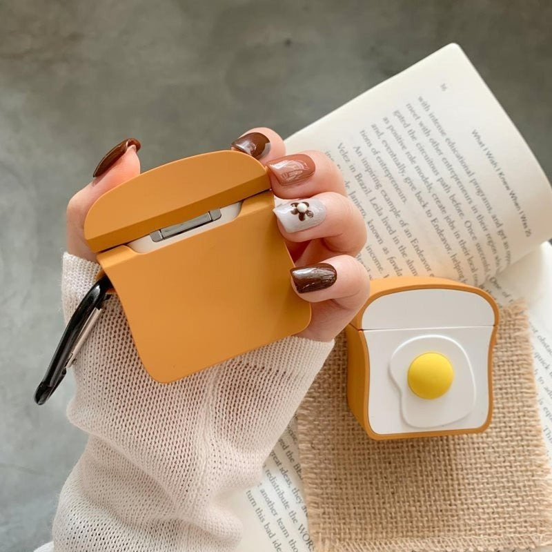 Funda para AirPods Comida Snack Goma Mujer Niño Protector 3D