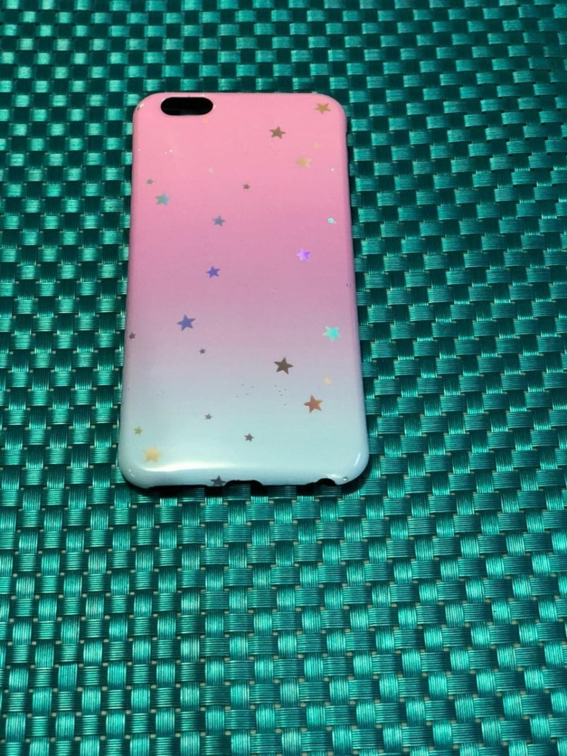 Funda Estrellas Para iPhone Degrade Dama Mujer Espacio Love