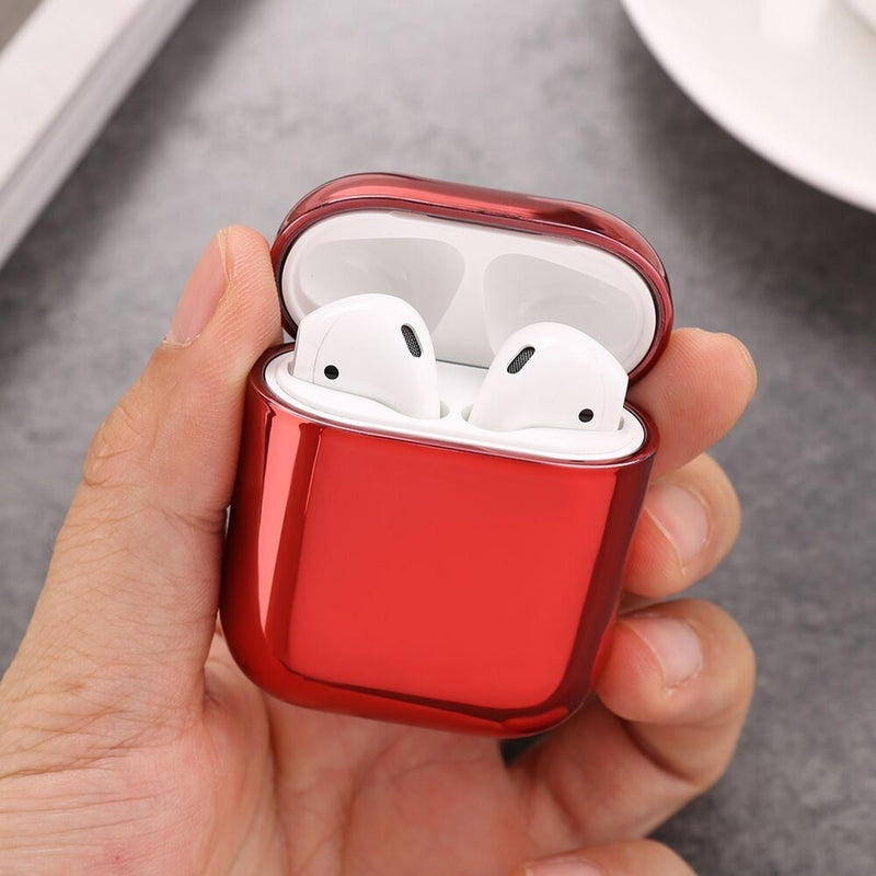 Funda para AirPods Espejo Rigido Hombre Mujer Dama Brilante