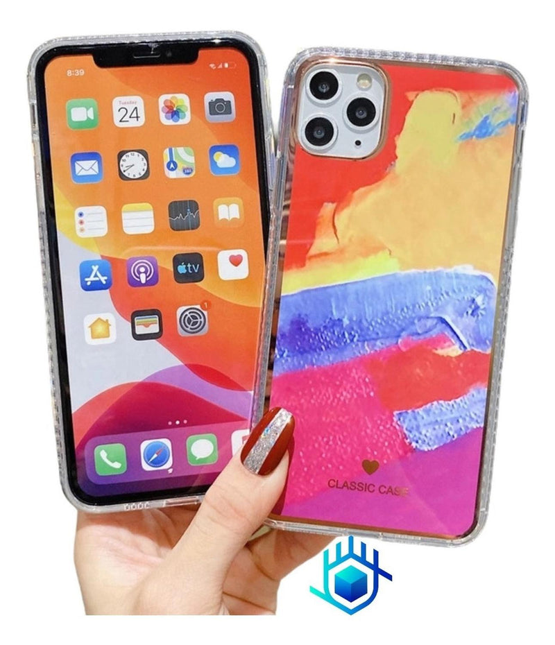 Funda Para iPhone Pintura Dama Mujer Hombre Arena Marmol 3d