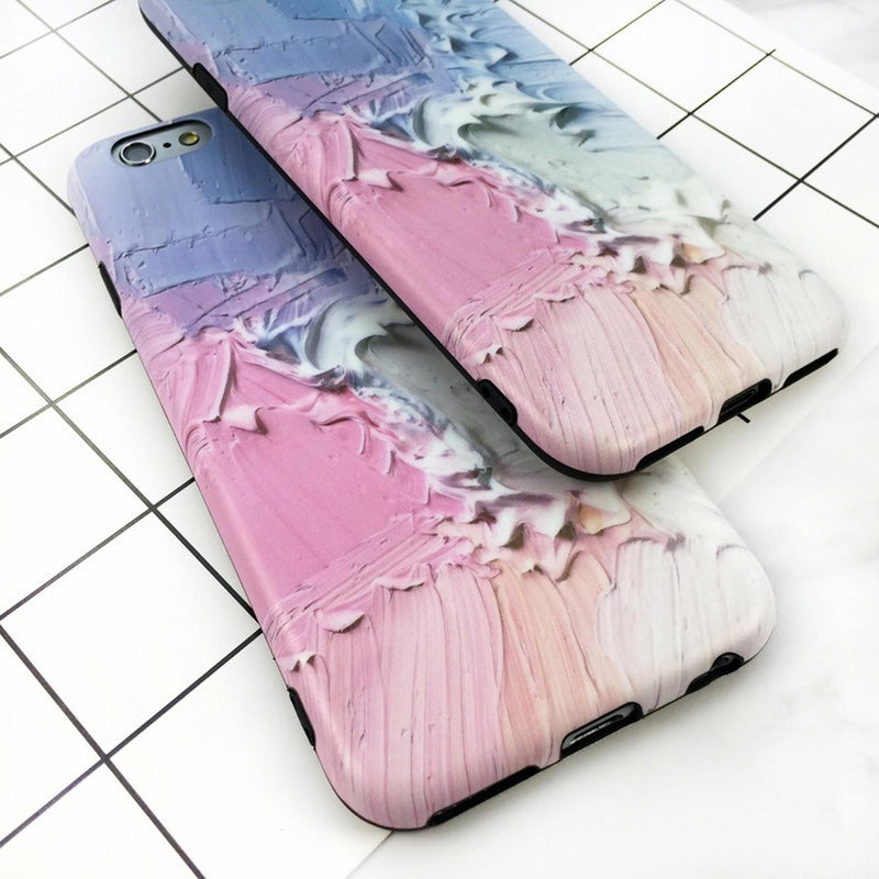 Funda Para iPhone Pintura Oleo Pastel Hombre Mujer Arte Moda