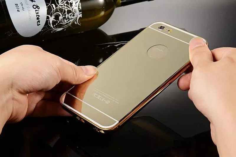 Case Para Huawei Mate 7 O P8 Aluminio Espejo Bumper Resistente Uso Rudo Metal Funda Hombre Mujer Dam