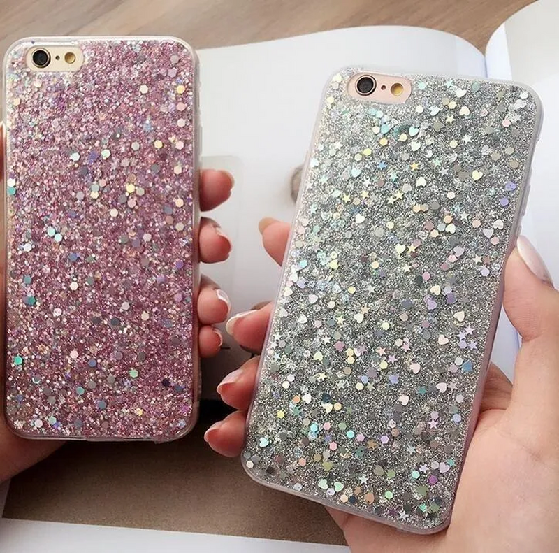 Funda Glitter para iPhone Brillo Diamantes Escarcha Diamante