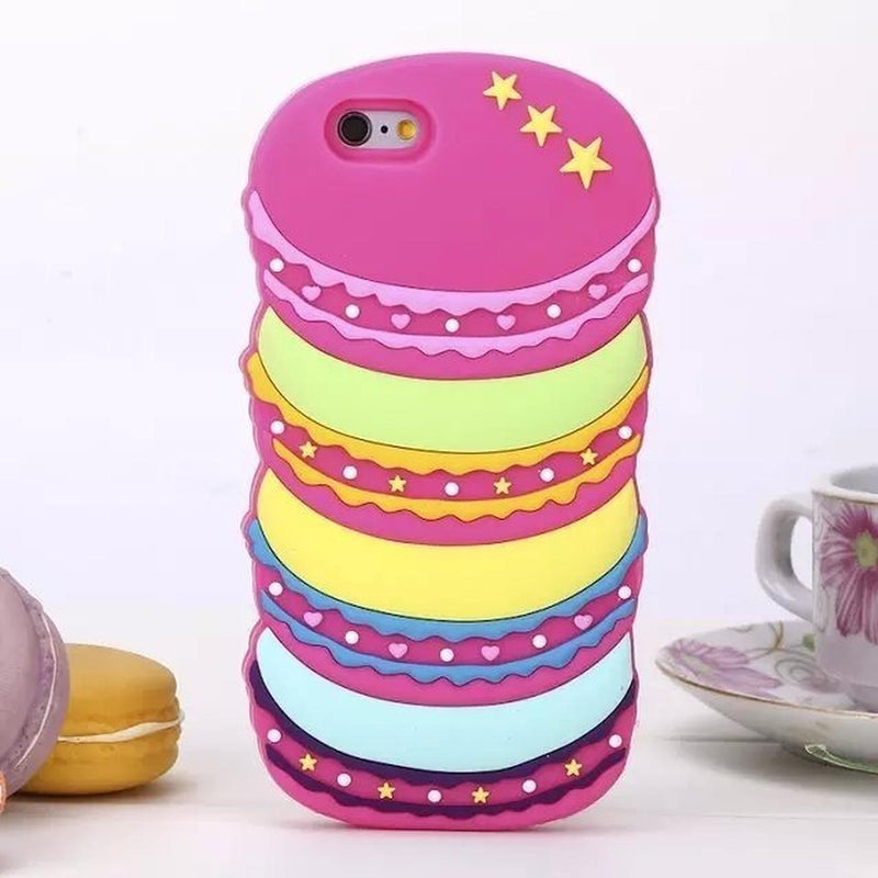 Funda Para iPhone Galleta Postre Macarons Dama Mujer Hombre