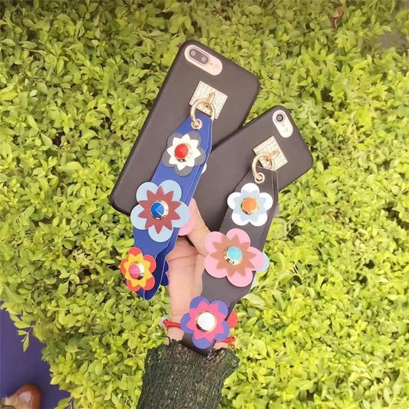 Funda Para iPhone Flores Daisy Rosa Correa Dama Mujer Piedra