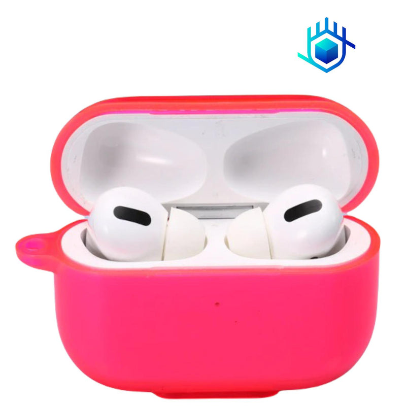 Funda Candy Neon para AirPods Case Uso Rudo Mujer 3d Hombre